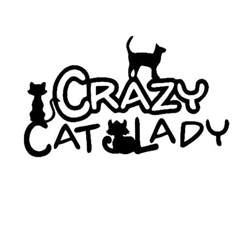 Avto nalepka “Crazy Cat Lady”